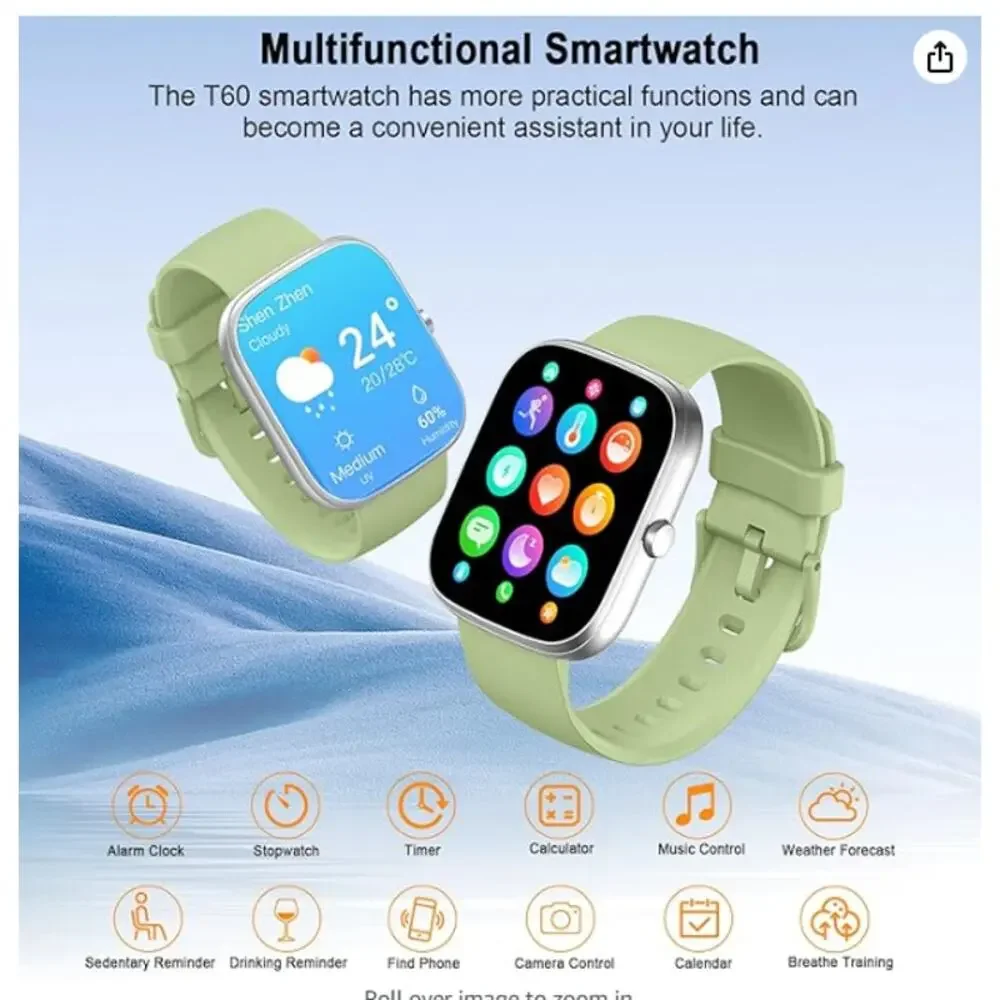 Smart Watch (Answer/Make Call), 1.91